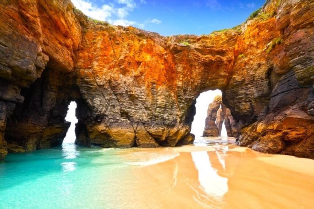 Apartmán Playa Foz Con Piscina Y Terraza Exteriér fotografie
